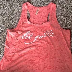 Let Go Tank Top Sz Large